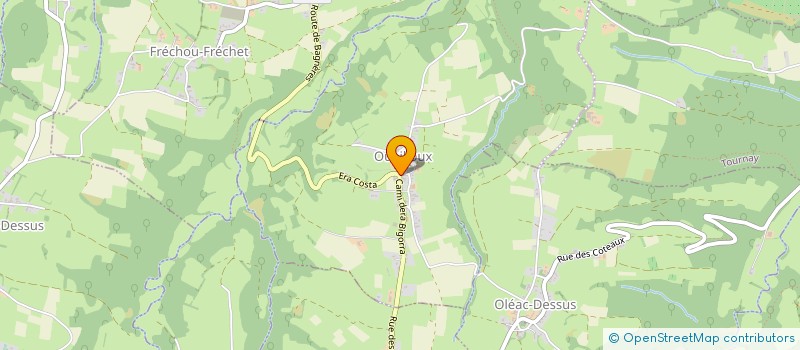 localisation de l'entreprise FOURCADE ELEC  OUEILLOUX