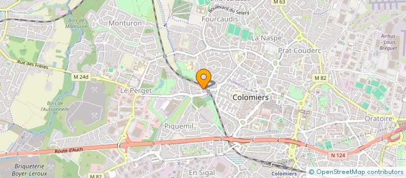 localisation de l'entreprise FOURCALES à COLOMIERS