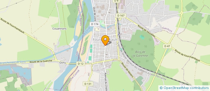 localisation de l'entreprise FOURCHAMBAULT IMMOBILIER  FOURCHAMBAULT