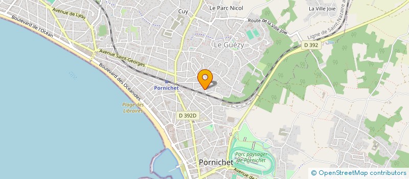 localisation de l'entreprise FOURCHEROT NICOLAS ET HUARD ANNABELLE à LA BAULE-ESCOUBLAC