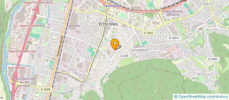 localisation de l'entreprise FOURCHETTE & TIRE-BOUCHON à ECHIROLLES