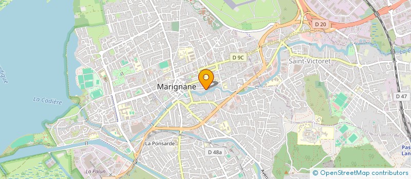 localisation de l'entreprise FOURCHON  MARIGNANE