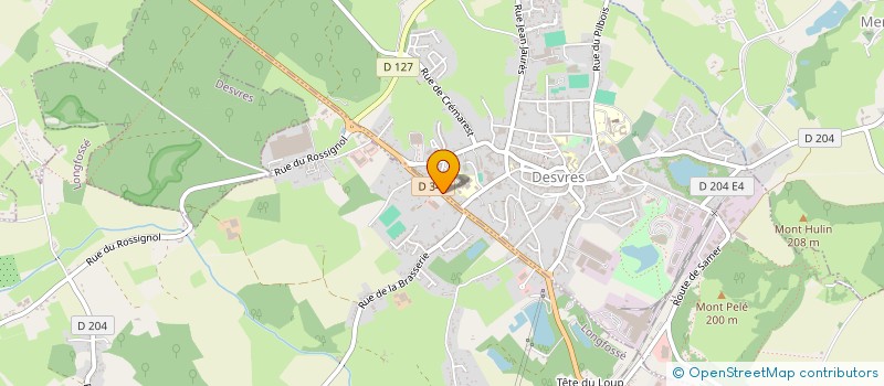 localisation de l'entreprise FOURCROY  DESVRES