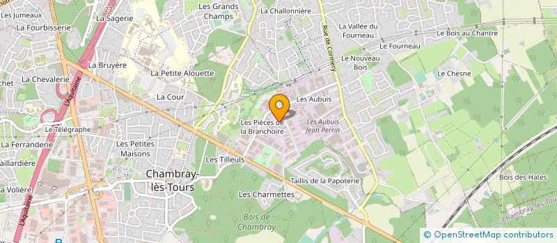localisation de l'entreprise FOURE à CHAMBRAY-LES-TOURS