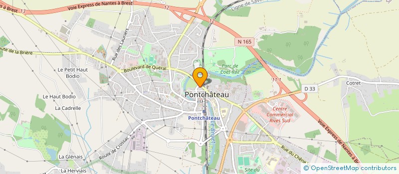 localisation de l'entreprise FOURE FOURNERET  SAINTE-ANNE-SUR-BRIVET