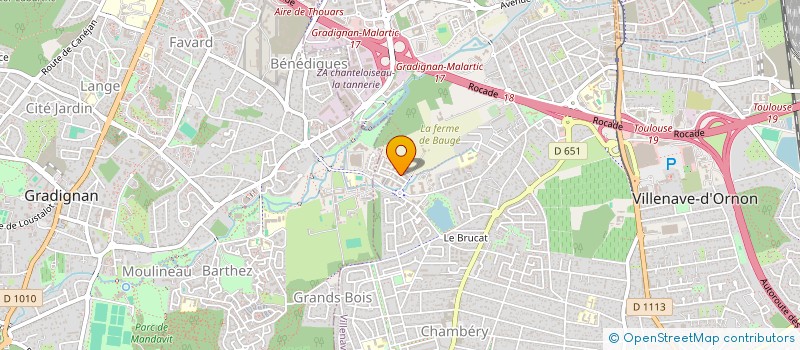 localisation de l'entreprise FOUREL ENVIRONNEMENT à VILLENAVE-D'ORNON