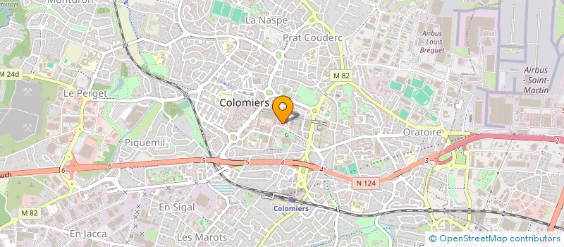localisation de l'entreprise FOURES à COLOMIERS