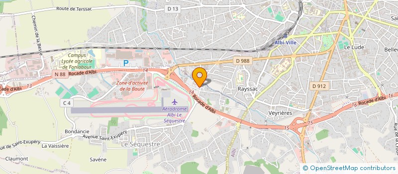 localisation de l'entreprise FOURES  LE SEQUESTRE