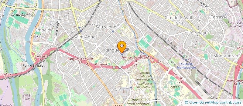 localisation de l'entreprise FOURES ROLAND à TOULOUSE