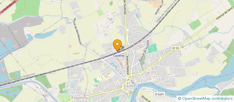 localisation de l'entreprise FOUREST IMMO  CAZERES