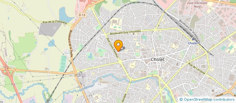 localisation de l'entreprise FOURGON CAFE  CHOLET