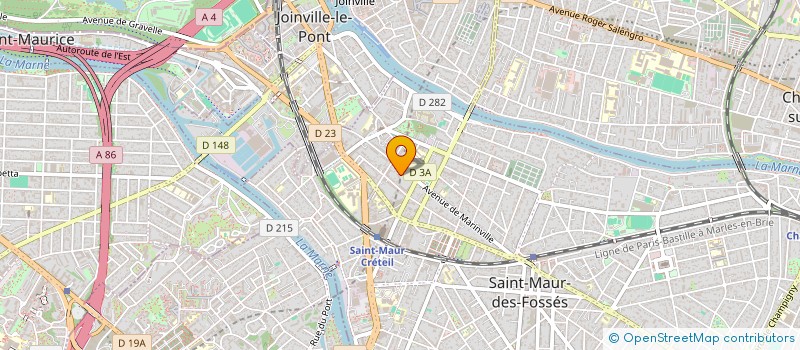 localisation de l'entreprise FOURIER CONSEILS à SAINT-MAUR-DES-FOSSES