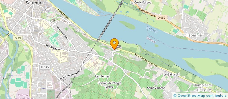 localisation de l'entreprise FOURINE  SAUMUR