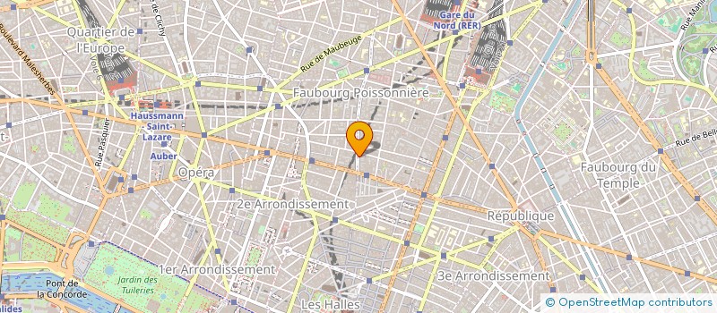 localisation de l'entreprise FOURIRE TROC à PARIS