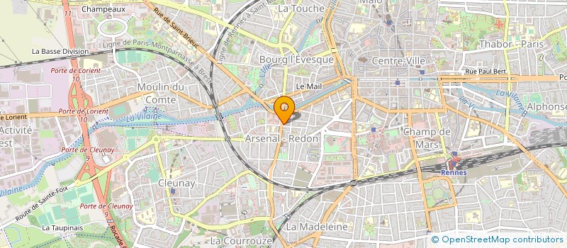 localisation de l'entreprise FOURMAJ CLUB à RENNES
