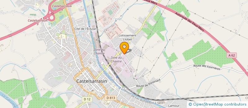 localisation de l'entreprise FOURMENT CHRISTIAN ET FILS à CASTELSARRASIN