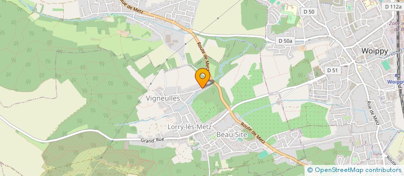 localisation de l'entreprise FOURMI  LORRY-LES-METZ