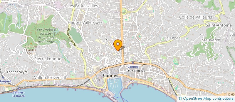 localisation de l'entreprise FOURMI UN  CANNES