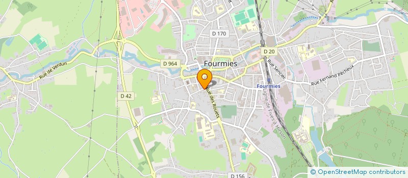 localisation de l'entreprise FOURMIES 2023  FOURMIES