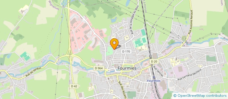 localisation de l'entreprise FOURMIES ACCUEIL  FOURMIES