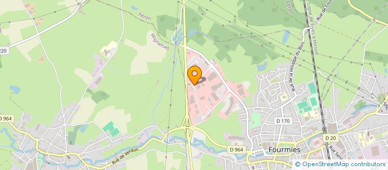 localisation de l'entreprise FOURMIES FUNER POMPE FUNEB DEUX HELPES  FOURMIES