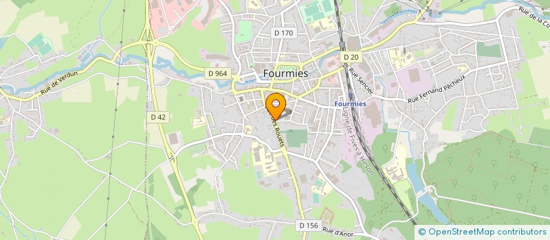localisation de l'entreprise FOURMIES WIGNEHIES AHND BALL CLUB à FOURMIES