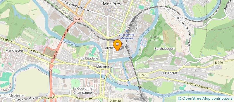 localisation de l'entreprise FOURMIGUE  CHARLEVILLE-MEZIERES