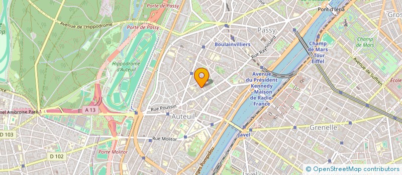 localisation de l'entreprise FOURMIS BLEUES CONSEIL  PARIS