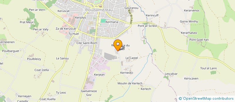 localisation de l'entreprise FOURN M ET L à PLOUDALMEZEAU