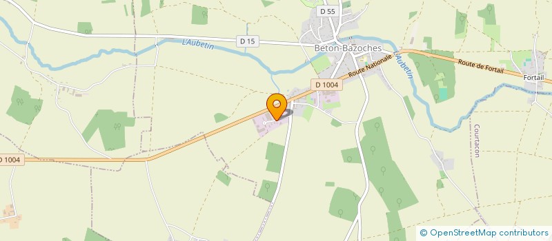 localisation de l'entreprise FOURNAISE  BETON-BAZOCHES