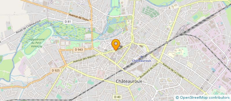 localisation de l'entreprise FOURNEAU à CHATEAUROUX
