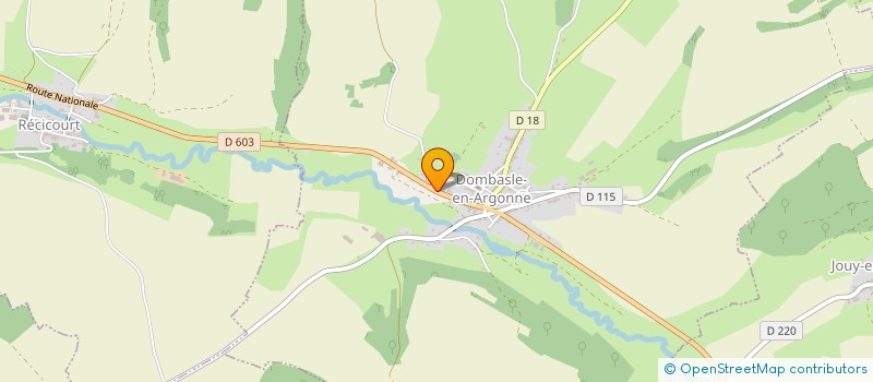 localisation de l'entreprise FOURNEAU DEPANNAGE à DOMBASLE-EN-ARGONNE