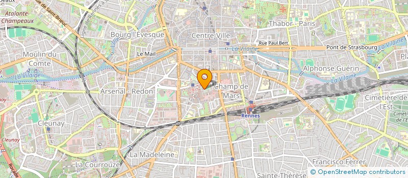 localisation de l'entreprise FOURNEL THOMAS ARCHITECTURE  RENNES