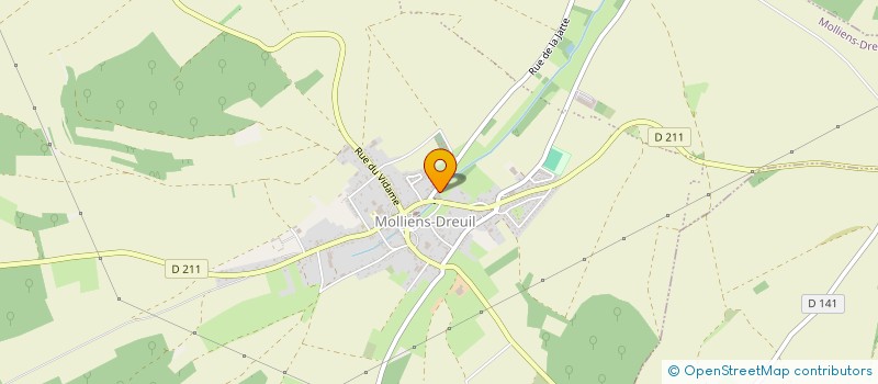 localisation de l'entreprise FOURNET  MOLLIENS-DREUIL