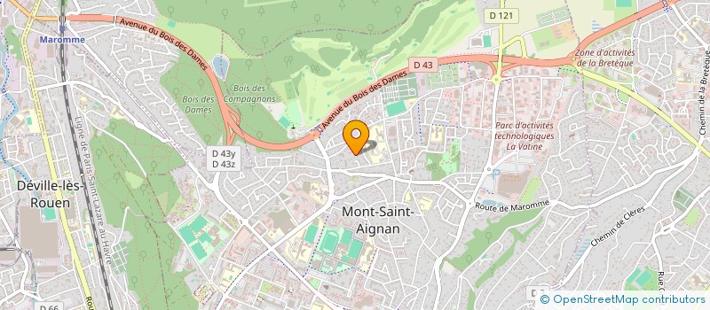 localisation de l'entreprise FOURNET ASSOCIES  MONT-SAINT-AIGNAN