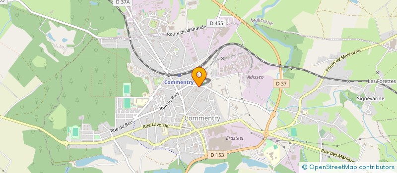 localisation de l'entreprise FOURNET LALOIRE à COMMENTRY
