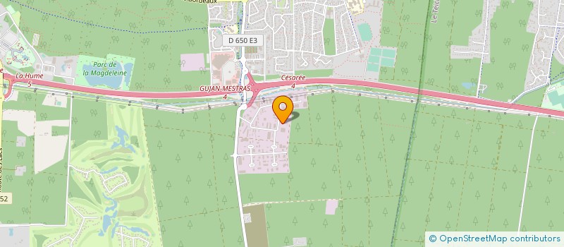 localisation de l'entreprise FOURNET RECTIF' SARL à GUJAN-MESTRAS