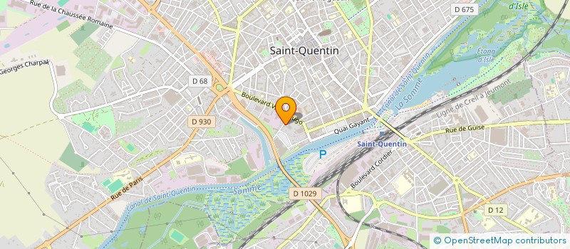 localisation de l'entreprise FOURNI'LABO à GAUCHY