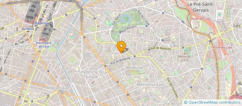 localisation de l'entreprise FOURNIBAR à PARIS