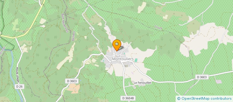 localisation de l'entreprise FOURNICOUPE à MONTOULIERS