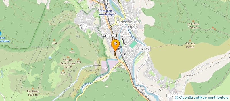 localisation de l'entreprise FOURNIE à TARASCON-SUR-ARIEGE