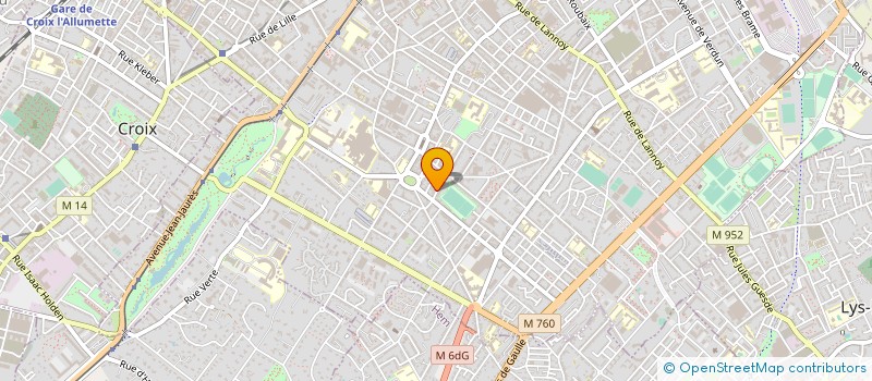 localisation de l'entreprise FOURNIE BATIMENT  ROUBAIX