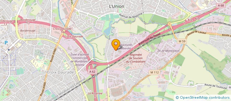 localisation de l'entreprise FOURNIE GROSPAUD SYNERYS à TOULOUSE