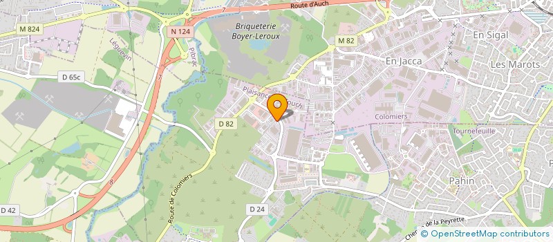 localisation de l'entreprise FOURNIE TRANSPORT ET LOGISTIQUE à PLAISANCE-DU-TOUCH