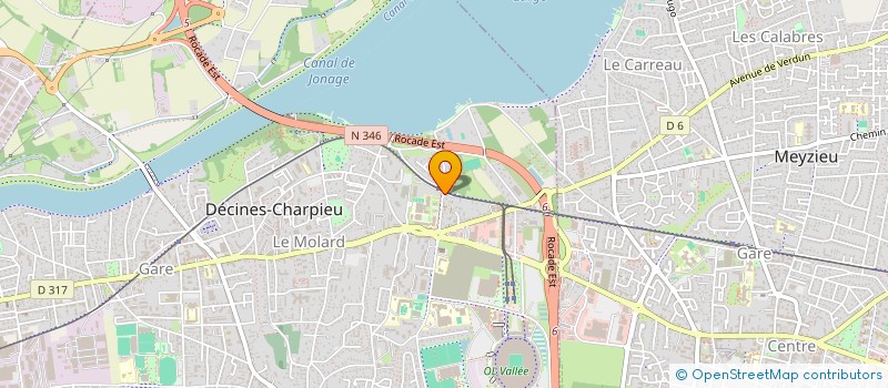 localisation de l'entreprise FOURNIER  DECINES-CHARPIEU