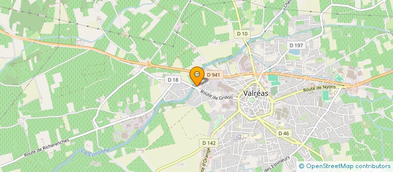 localisation de l'entreprise FOURNIER à VALREAS
