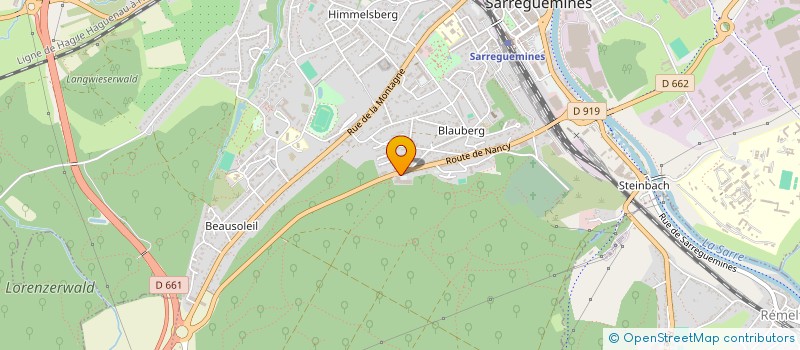 localisation de l'entreprise FOURNIER à SARREGUEMINES