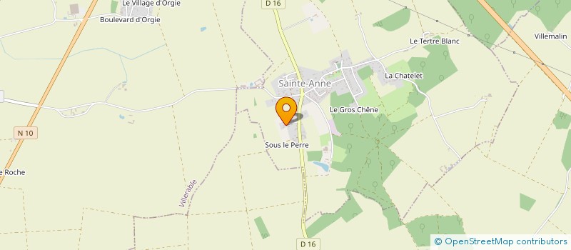 localisation de l'entreprise FOURNIER à SAINTE-ANNE