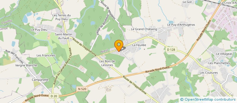 localisation de l'entreprise FOURNIER  TOURS