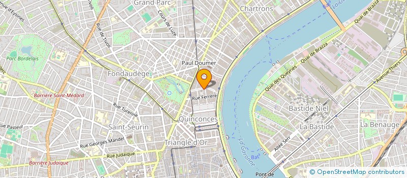 localisation de l'entreprise FOURNIER ARNOZAN  BORDEAUX